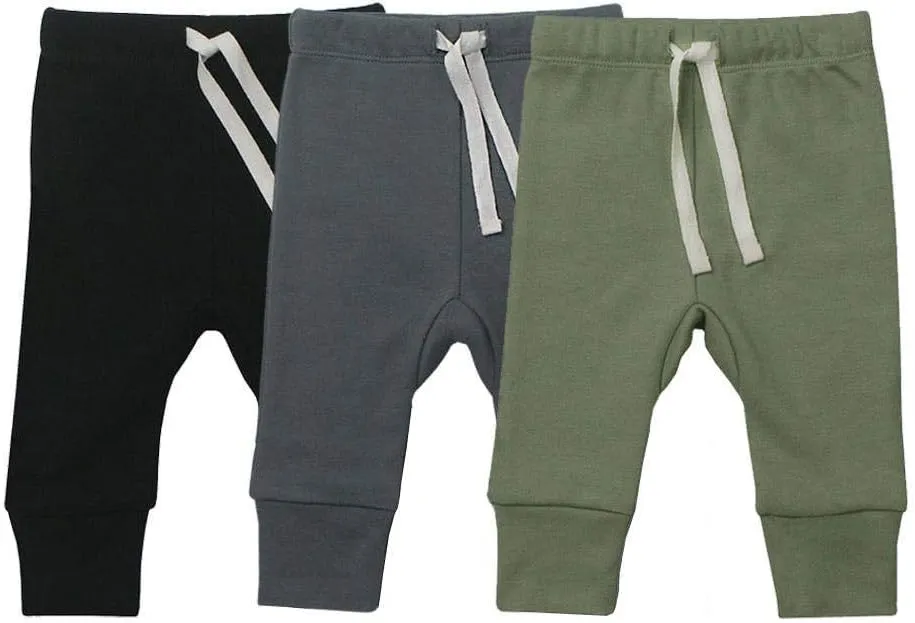 AIUI-HARNSBORN Baby Unisex 3-Pack Flexy Pants and Leggings