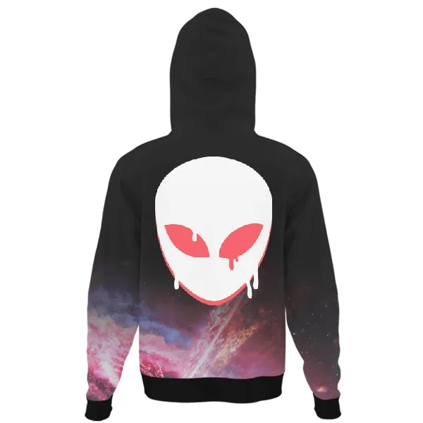 Alien Face UNISEX HOODIE