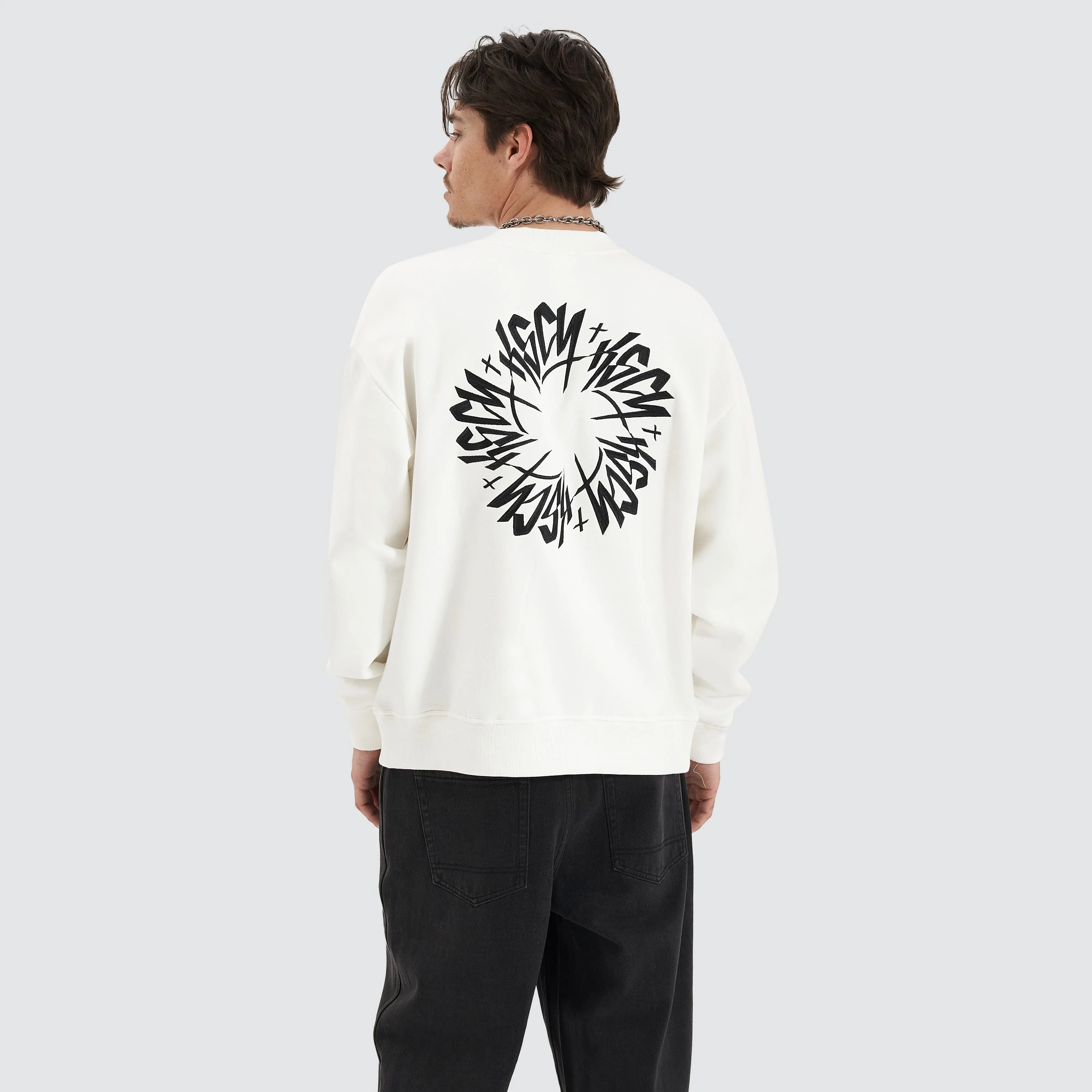 Arcane Heavy Relaxed Jumper Natural White