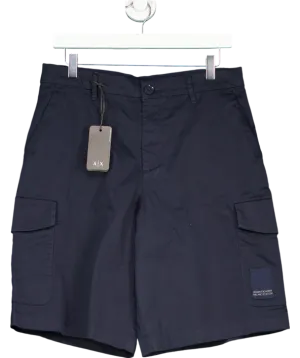 Armani Exchange Blue Bermuda Shorts W30
