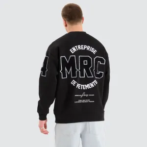 Astral Reign Relaxed Sweater Jet Black