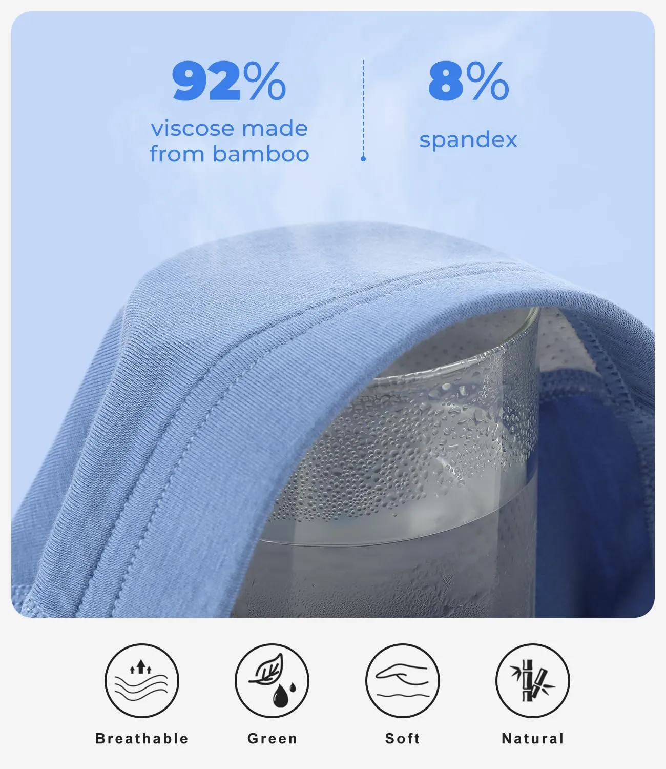BAMBOO COOL Womens Boxer Briefs Underwear Boy Shorts Soft Stretch Panties for Women, 4 Packs