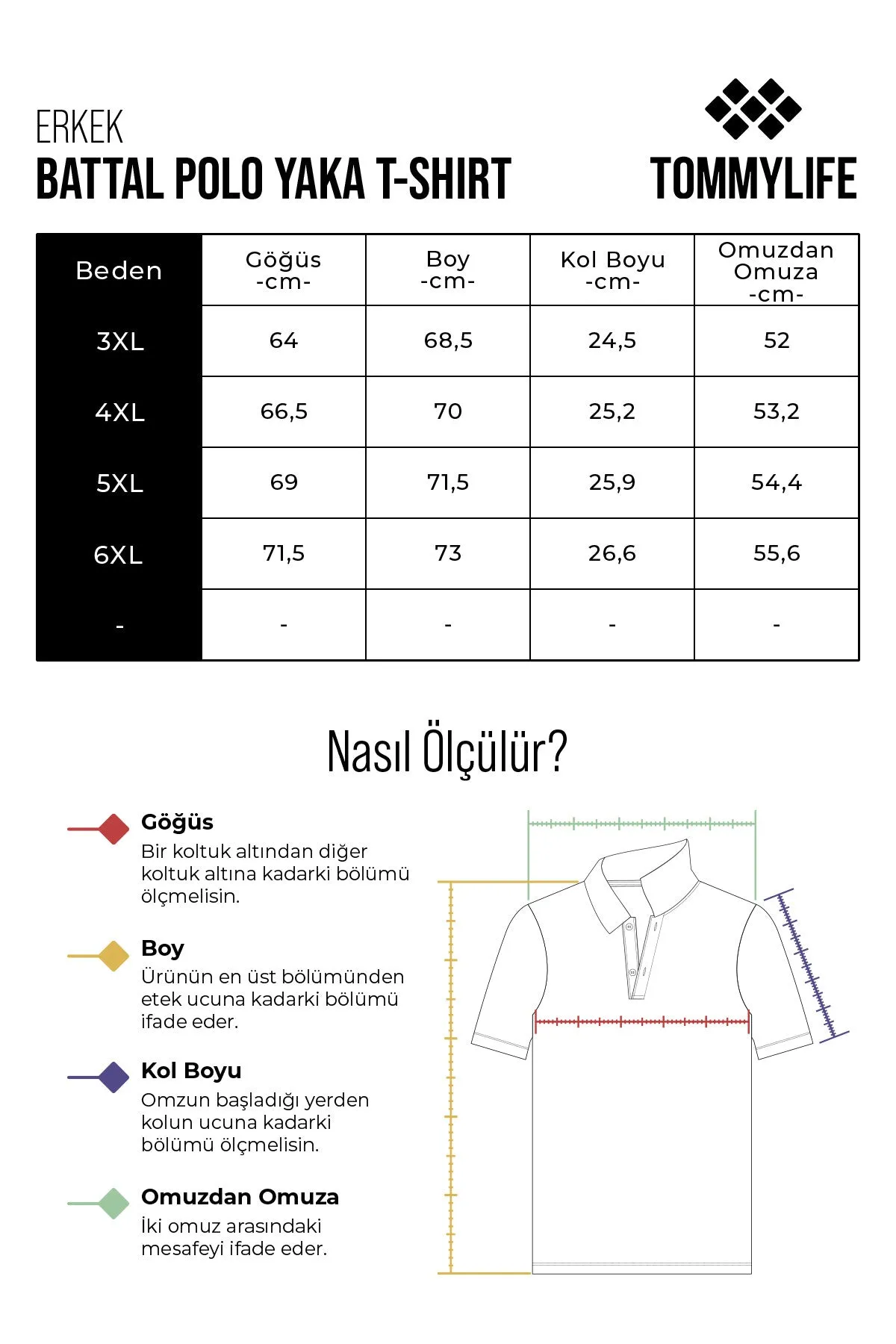 basic kisa kol o yaka büyük beden erkek t-shirt - 88072