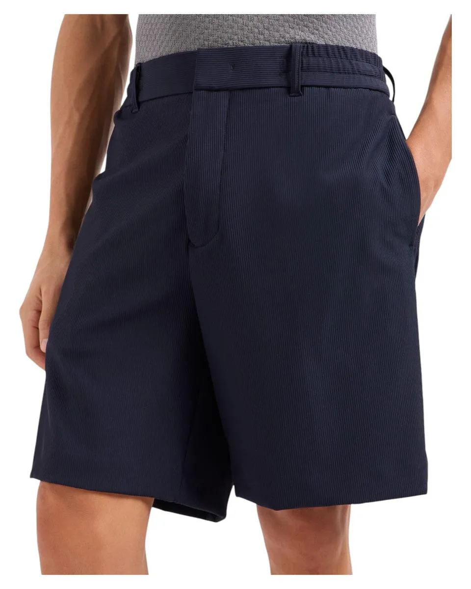 Bermuda in Nylon Stretch Effetto Canneté