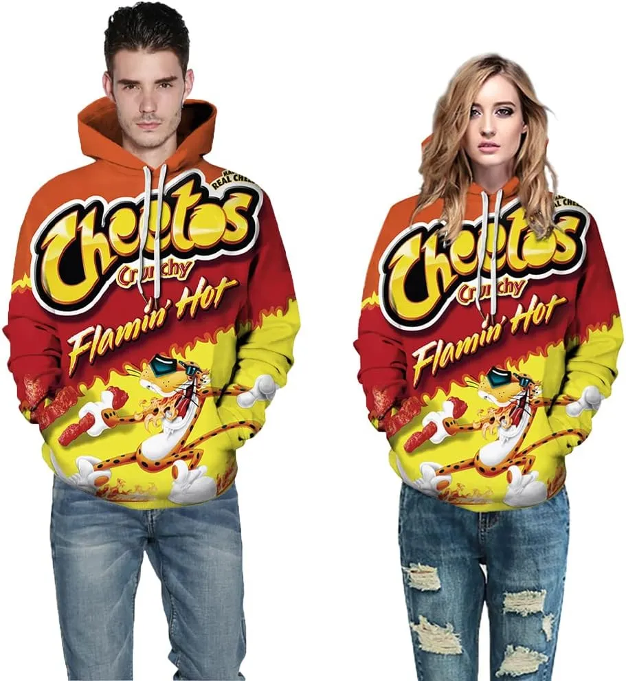 Cheetah 3D Printed Unisex Pullover Hoodies Hooded Sweatshirts Casual Tracksuit