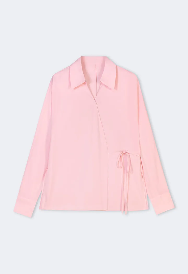 Choice Basic Long Sleeve Kimono Pink
