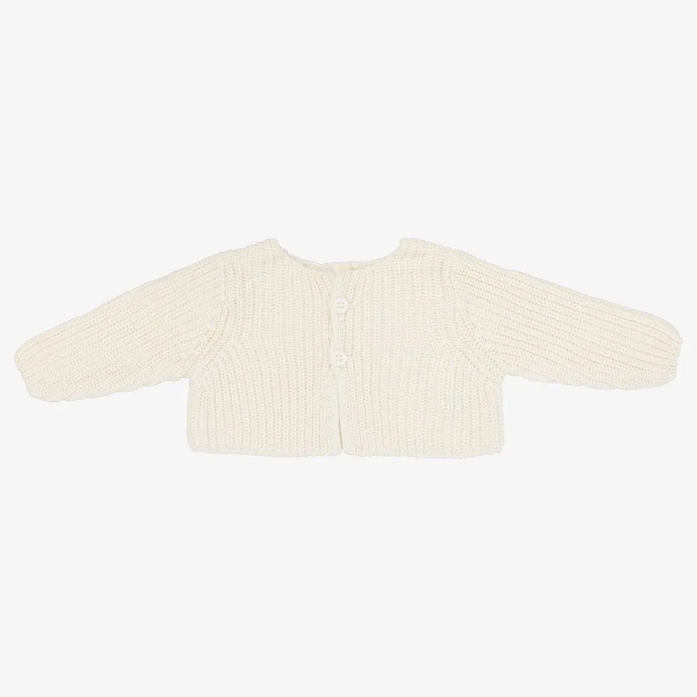 Chunky Knit Shrug - Cream