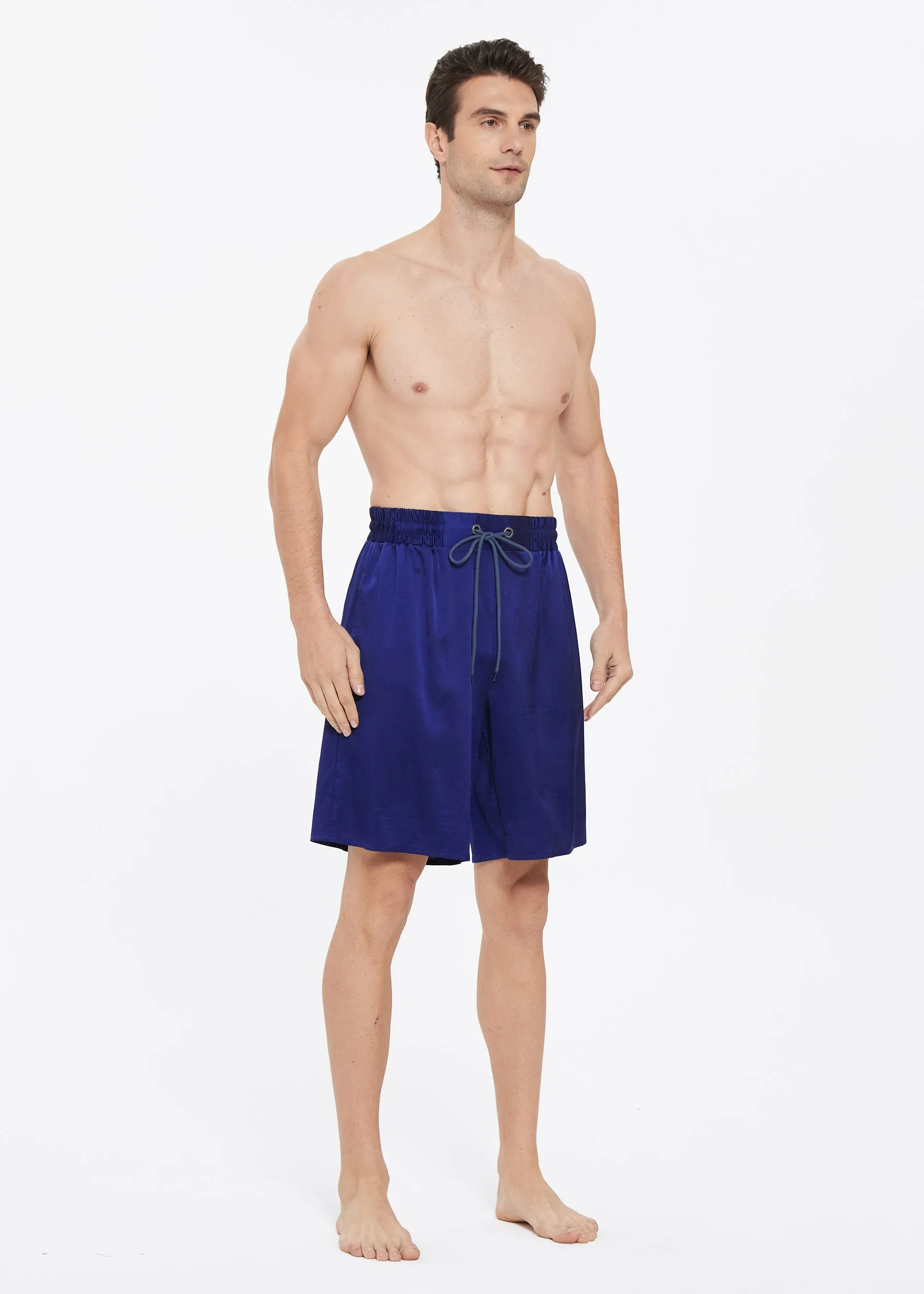 Comfortable Silk Lounge Shorts For Men