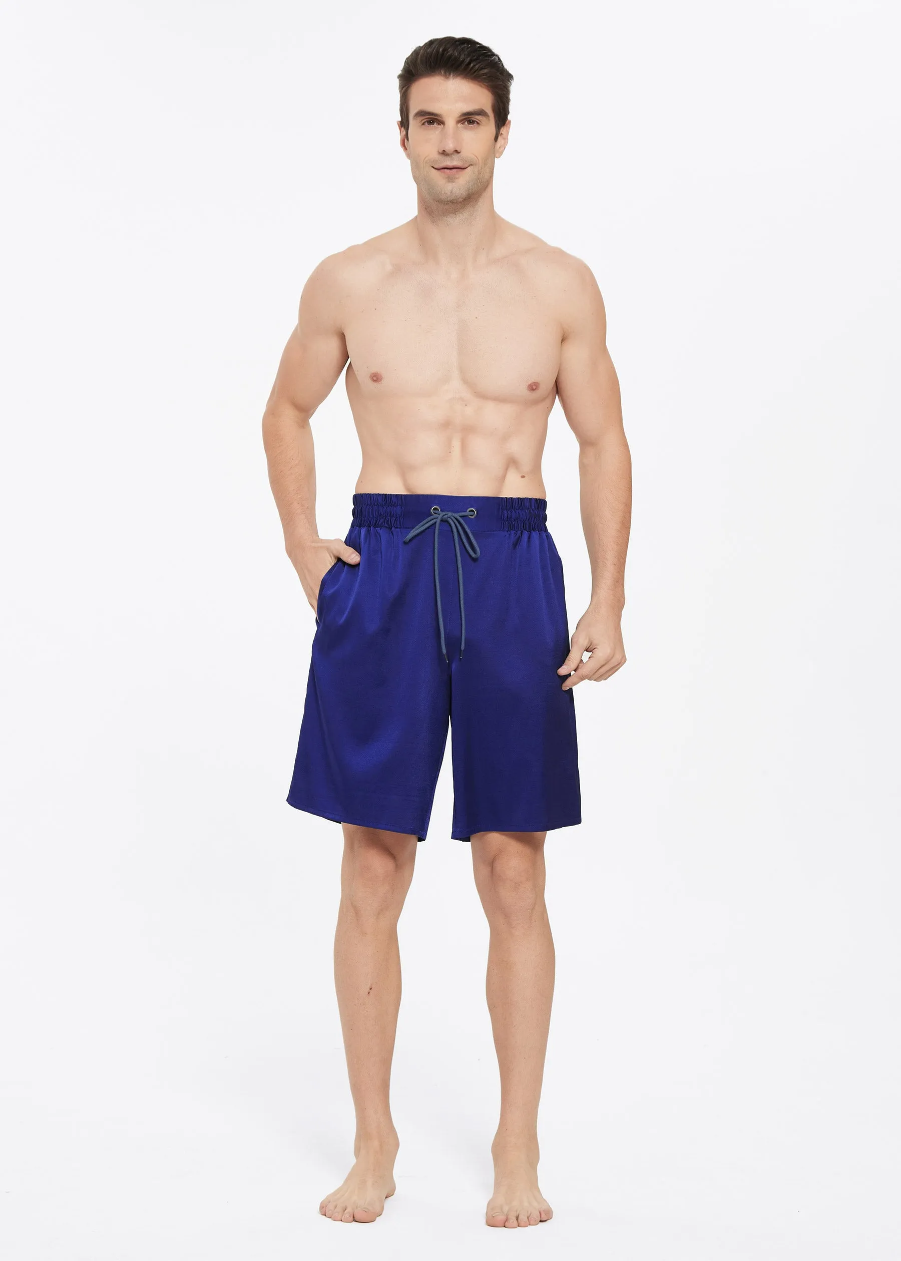 Comfortable Silk Lounge Shorts For Men