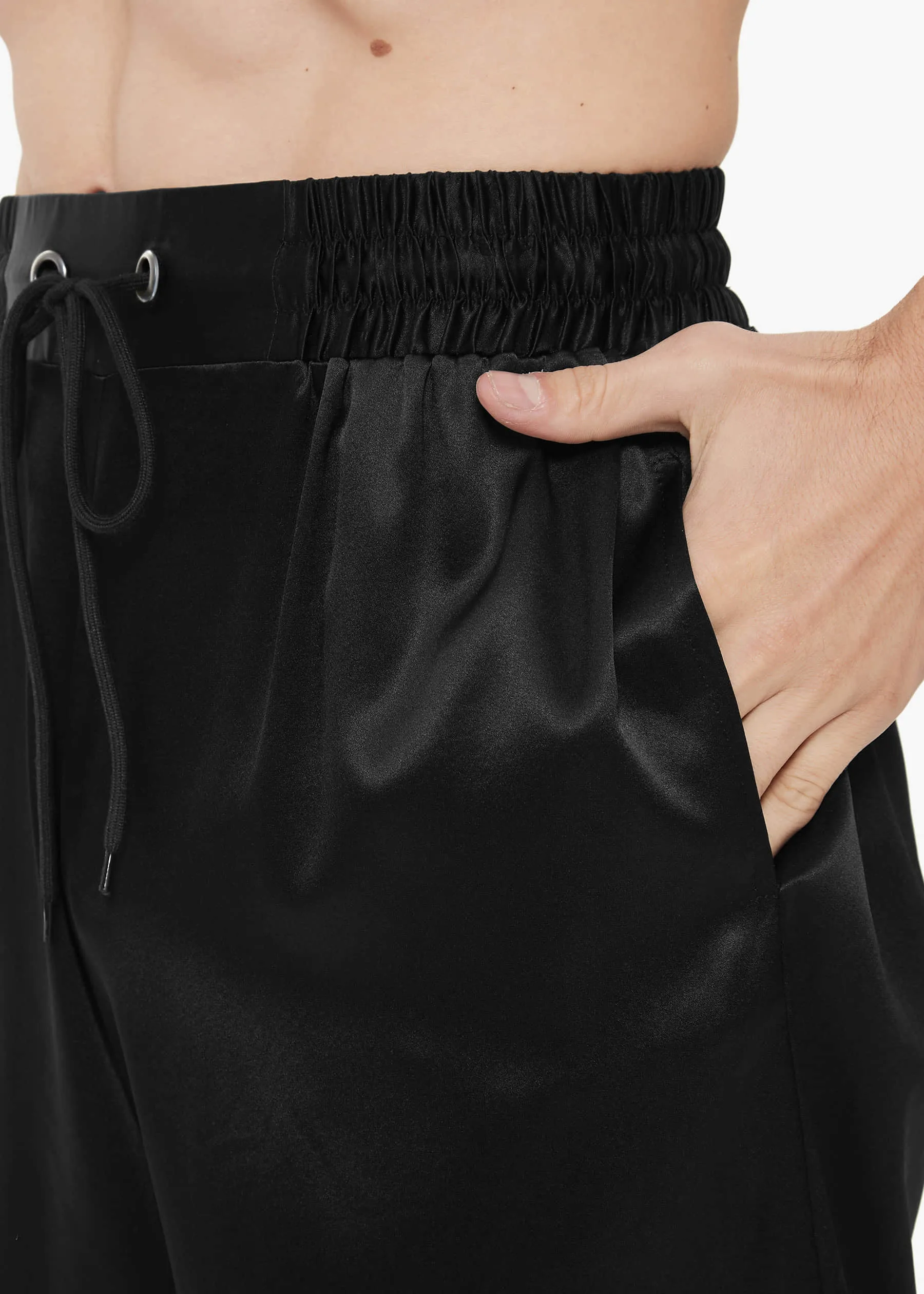 Comfortable Silk Lounge Shorts For Men