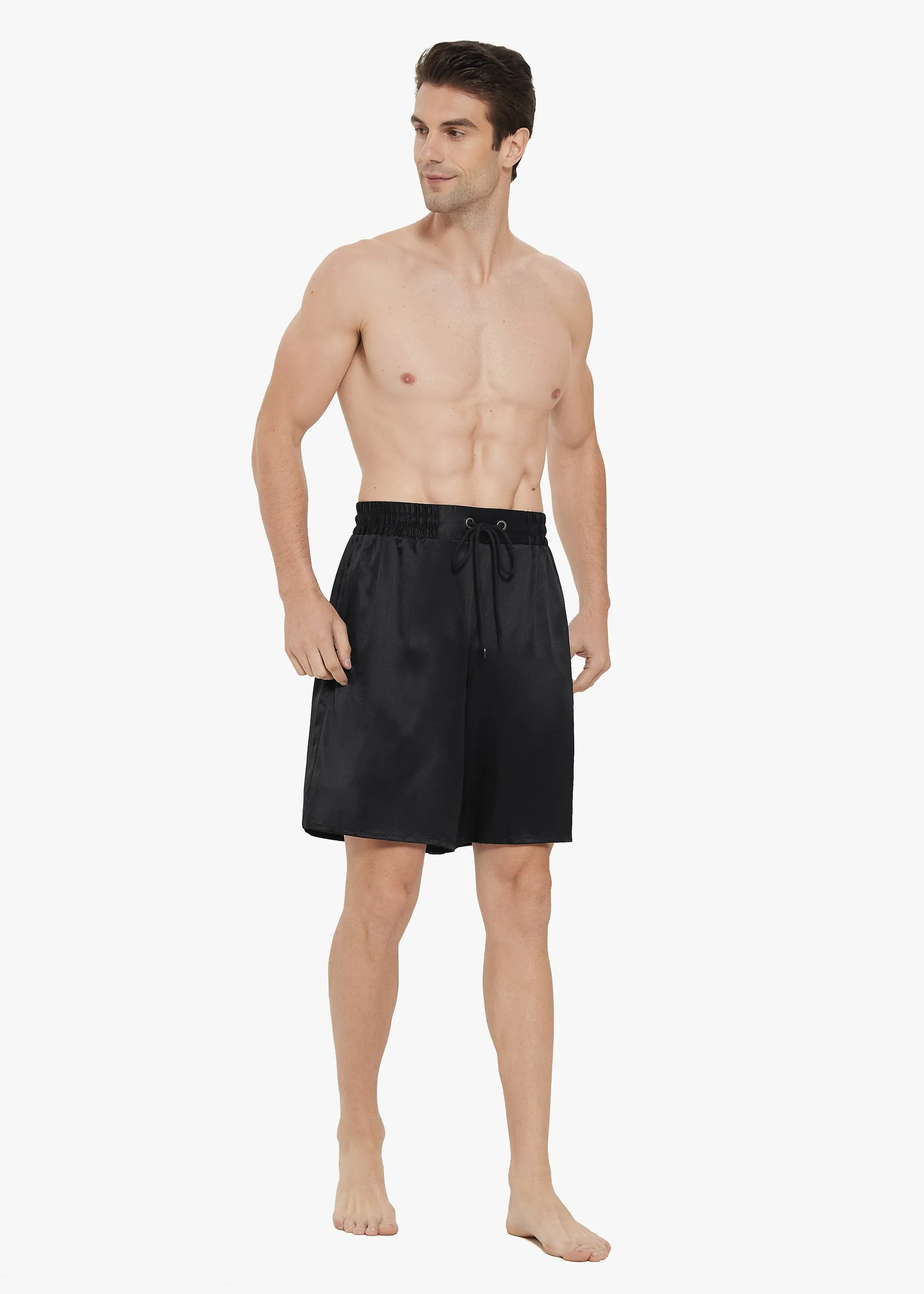 Comfortable Silk Lounge Shorts For Men