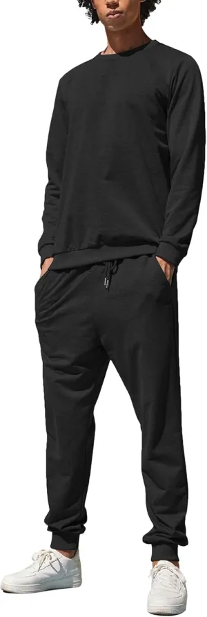 COOFANDY Men's Tracksuit 2 Piece Long Sleeve Pullover Jogging Track Suit Athletic Casual Sweatsuit