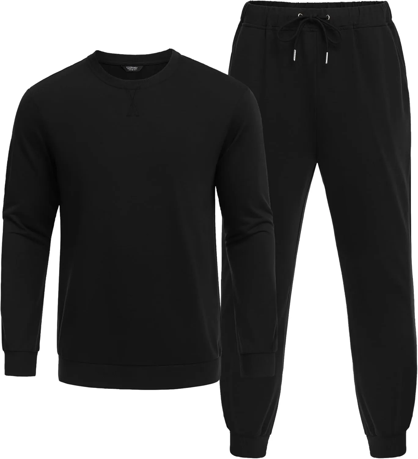 COOFANDY Men's Tracksuit 2 Piece Long Sleeve Pullover Jogging Track Suit Athletic Casual Sweatsuit