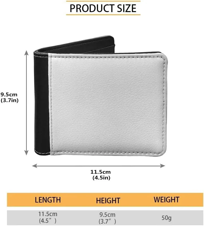 Cool Lion Bifold Wallets for Men Leather Purse Clutch Card Holders Travel Storage Organizer Bifold Wallets Boys Men Gifts