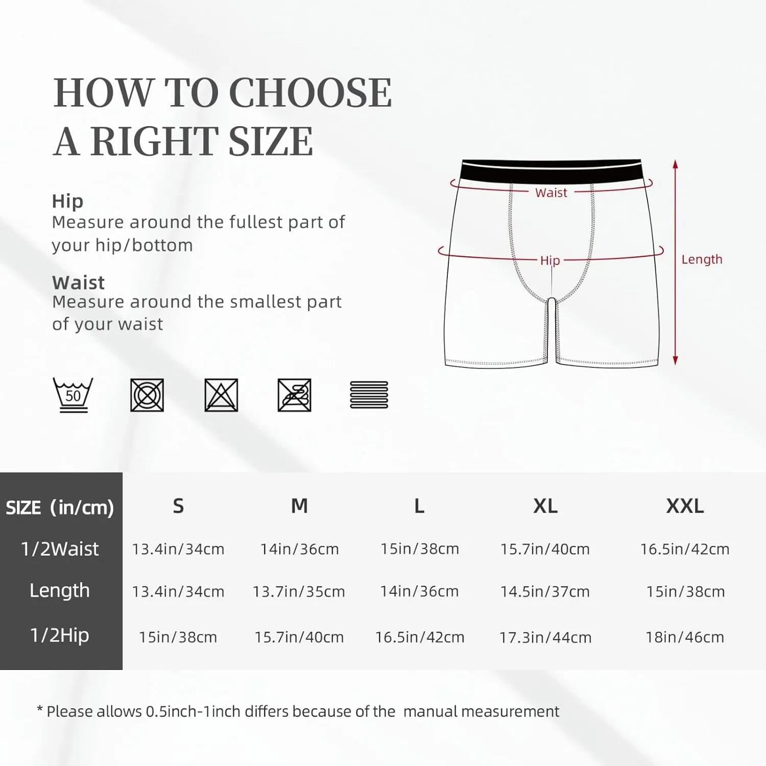 Cow Leather Brown Print Men's Underwear Boxer Briefs Soft Stretch Long Leg Underpants Trunks for Gift