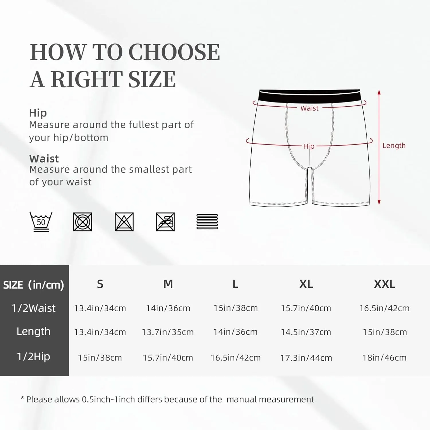 Cow Leather Brown Print Men's Underwear Boxer Briefs Soft Stretch Long Leg Underpants Trunks for Gift