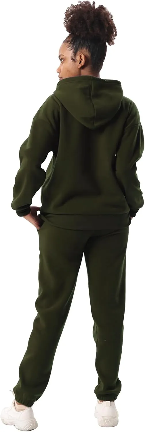 Facitisu 2 Piece Sets for Women Oversized Loungewear Womens sweat suit Hoodies and Sweatpants