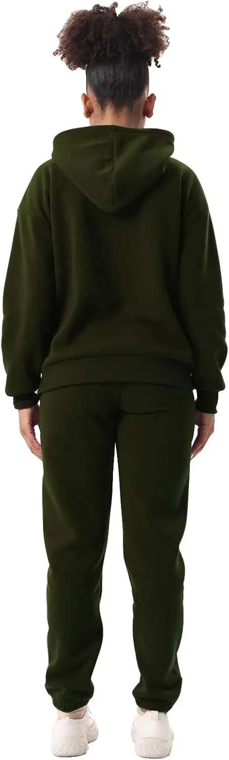 Facitisu 2 Piece Sets for Women Oversized Loungewear Womens sweat suit Hoodies and Sweatpants