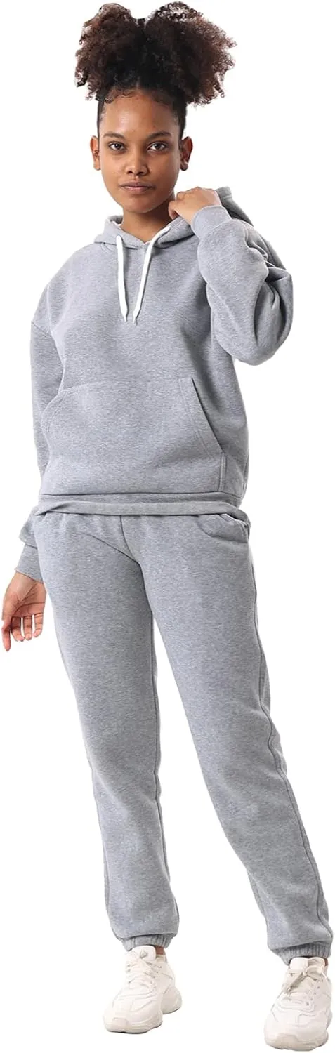 Facitisu 2 Piece Sets for Women Oversized Loungewear Womens sweat suit Hoodies and Sweatpants