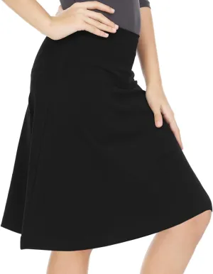 Girls A-Line Skater Cotton Uniform Skirt BK-61