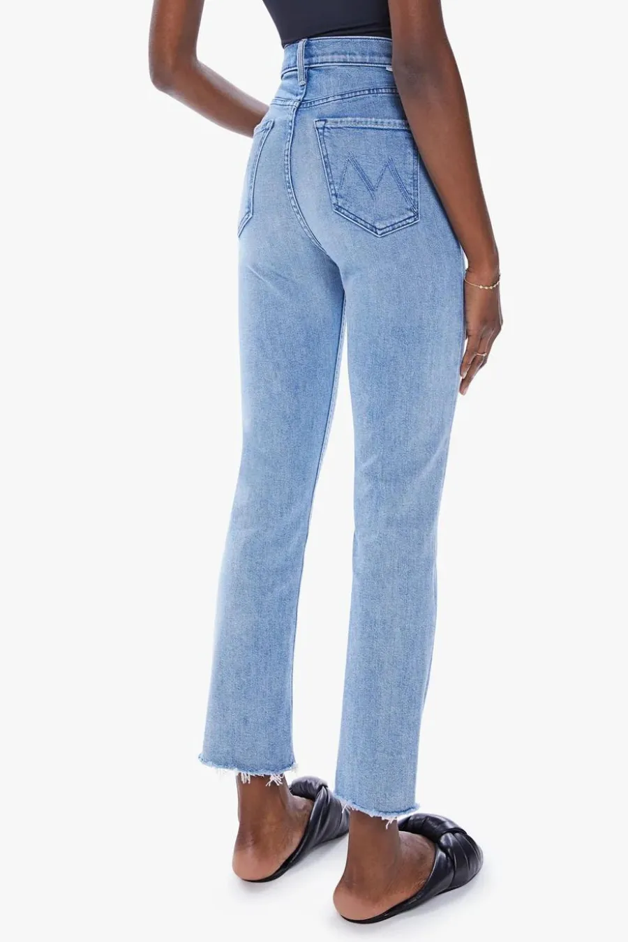 High Waisted Rider Ankle Fray Fish Out Of Water