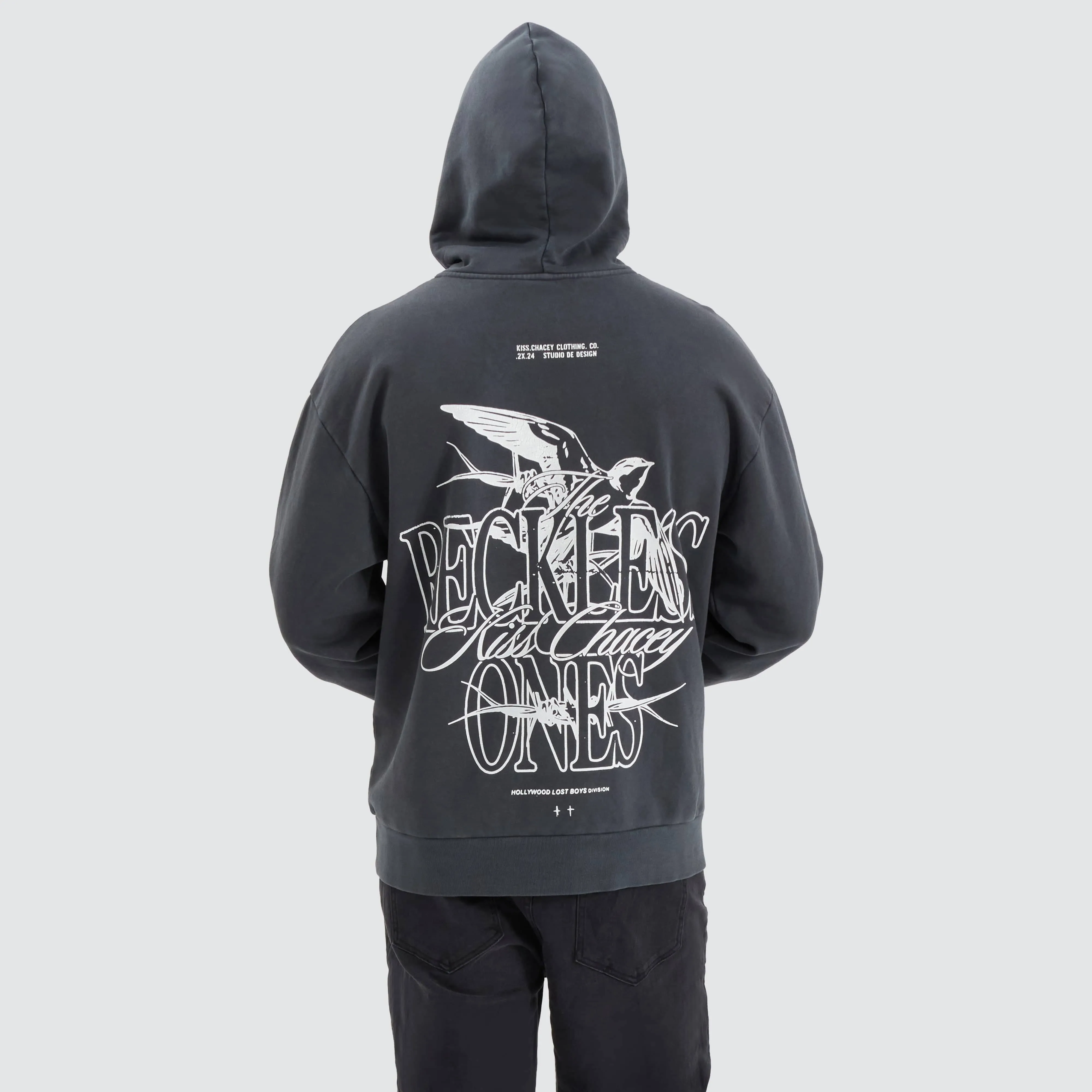 Lark Relaxed Hoodie Pigment Asphalt