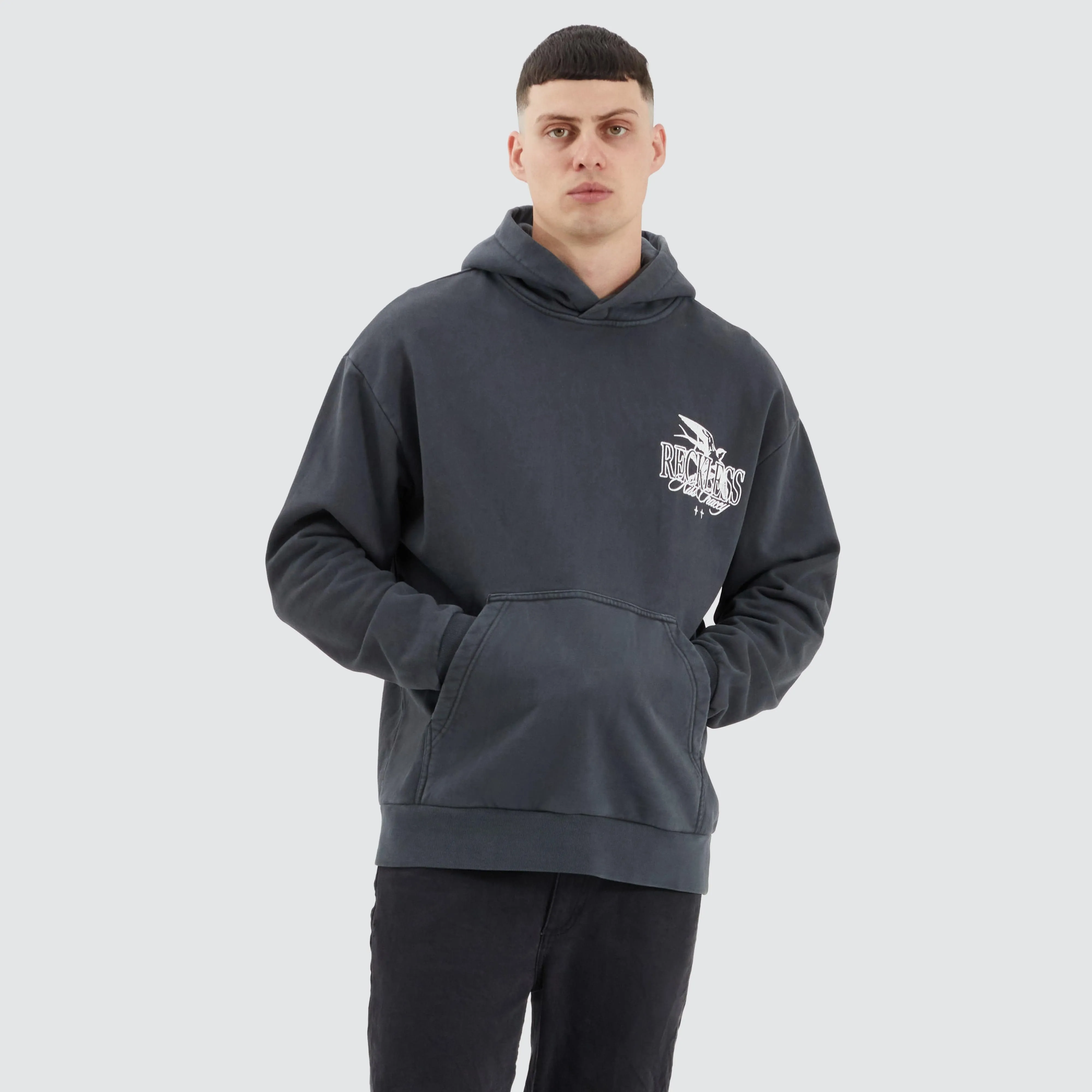 Lark Relaxed Hoodie Pigment Asphalt