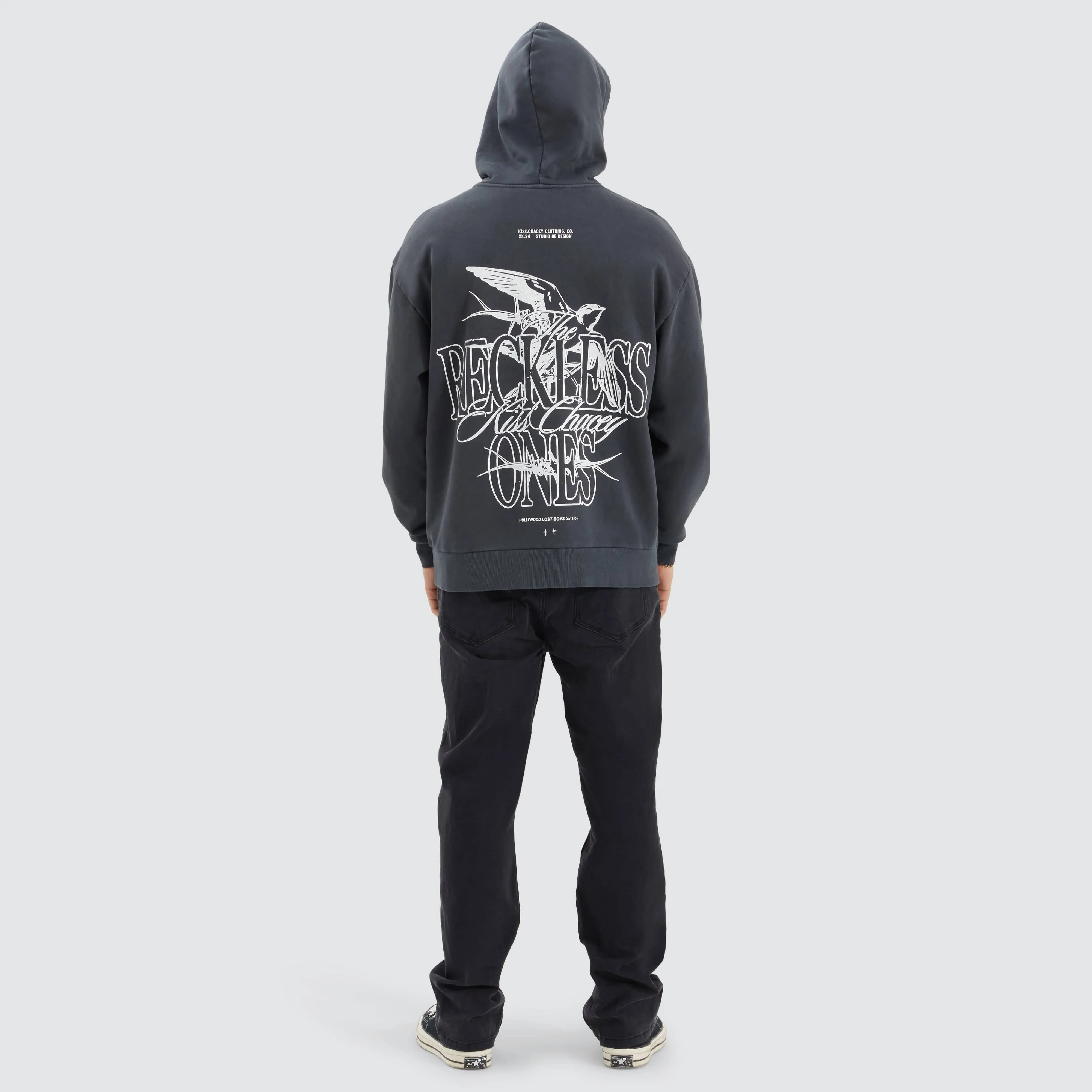 Lark Relaxed Hoodie Pigment Asphalt
