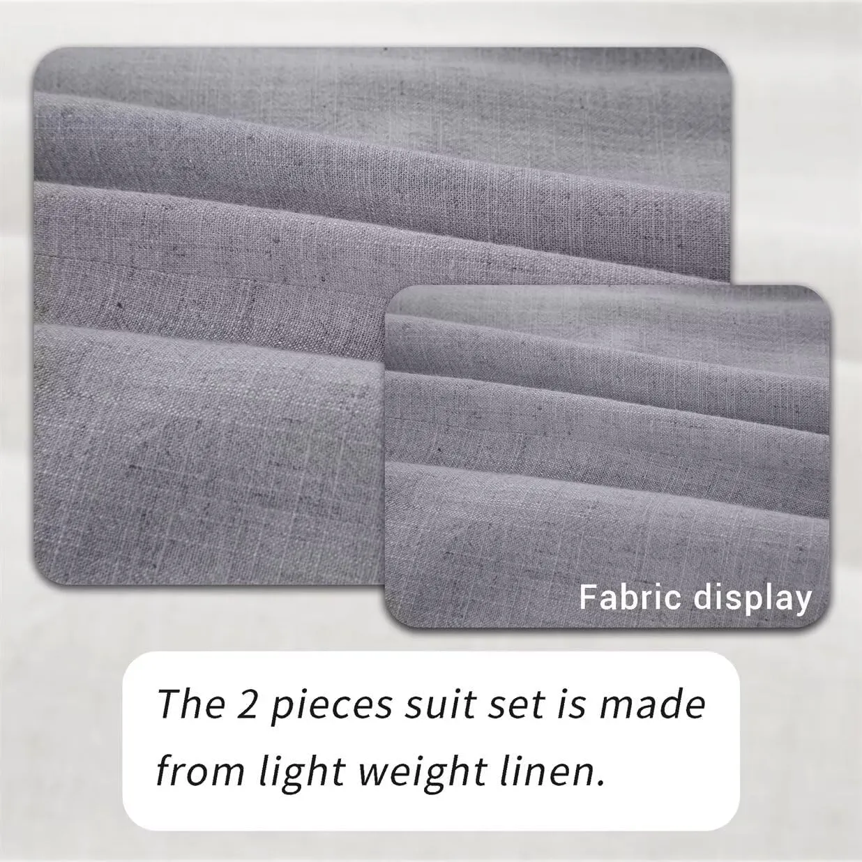 Linen Retro Mens Suit 2 Pieces Slim Fit Light Weight Linen Suit Linen Summer Suits Tuxedo Jacket Blazer Pant for Men