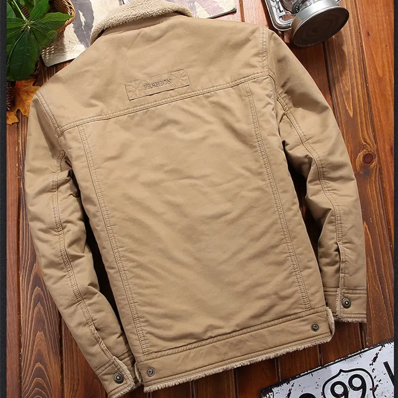 LMS Corduroy Denim Winter Jacket