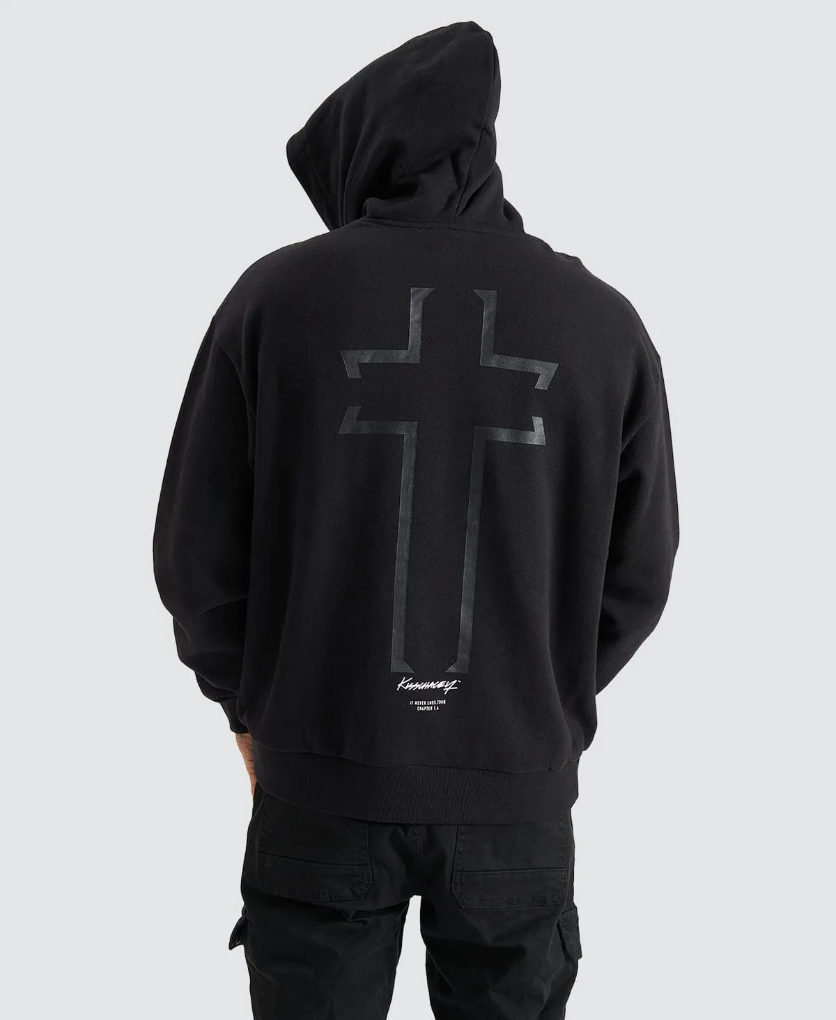 Lugh Relaxed Hoodie Jet Black