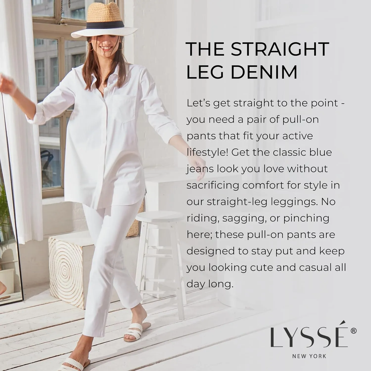 Lyss Women's Denim Straight Leg