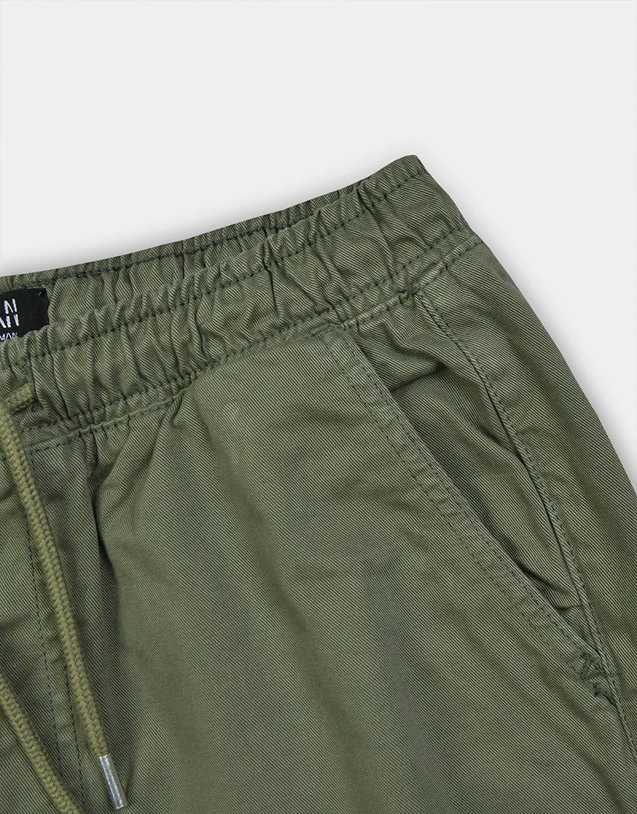 Men's Denim Side Pocket Shorts - KHAKI