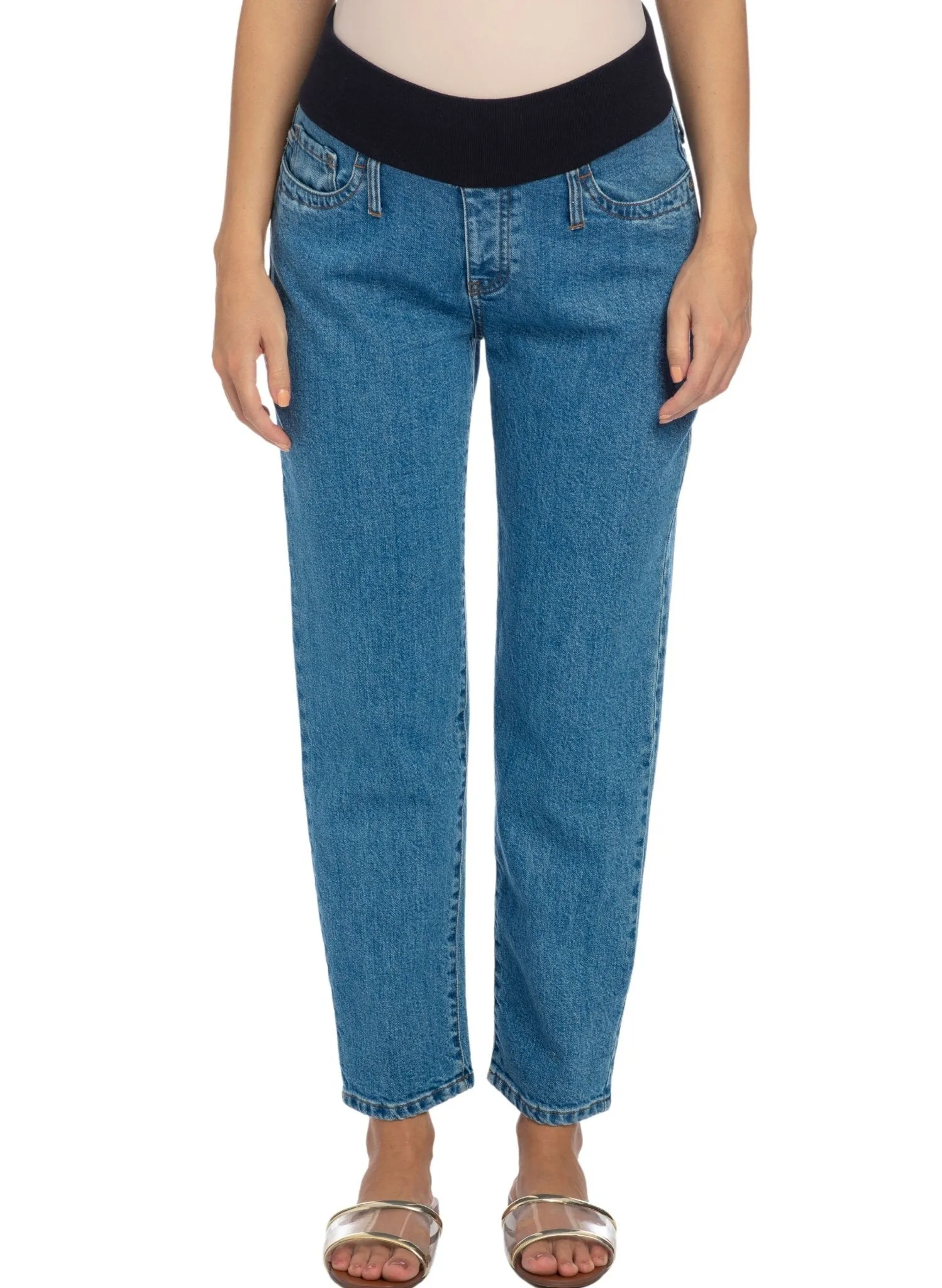 Mum Fit Maternity Jeans - Light Wash