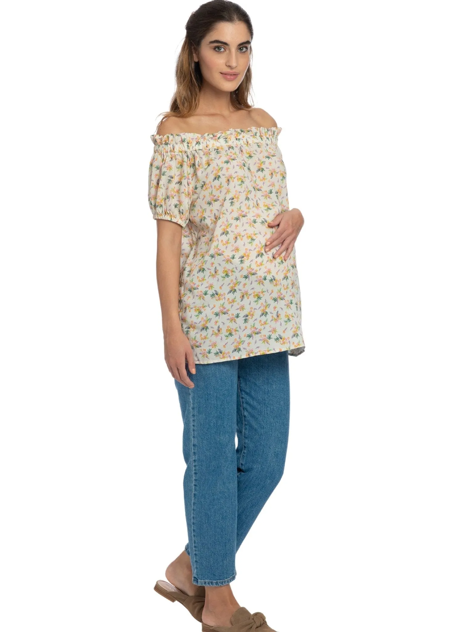 Mum Fit Maternity Jeans - Light Wash