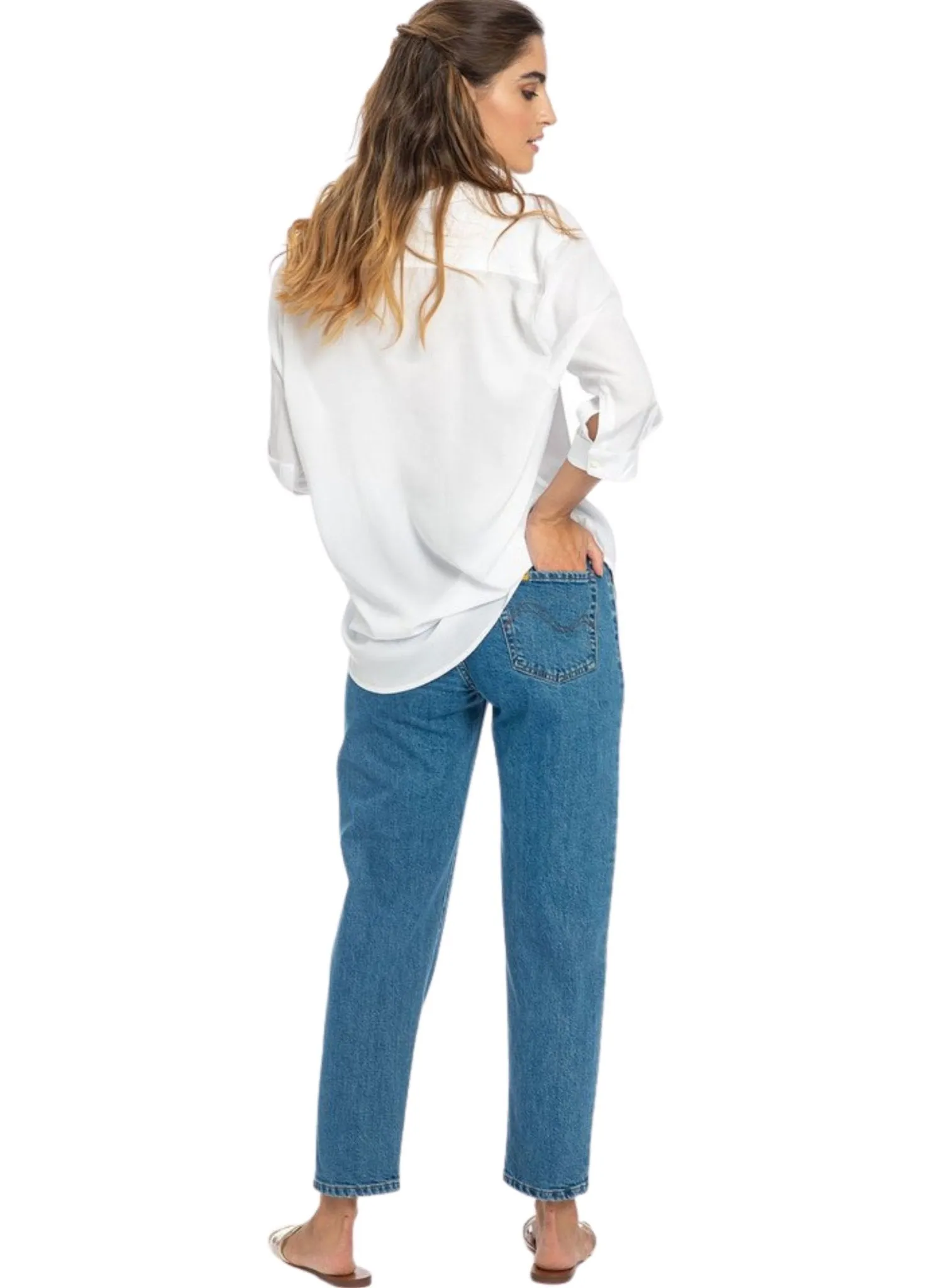 Mum Fit Maternity Jeans - Light Wash
