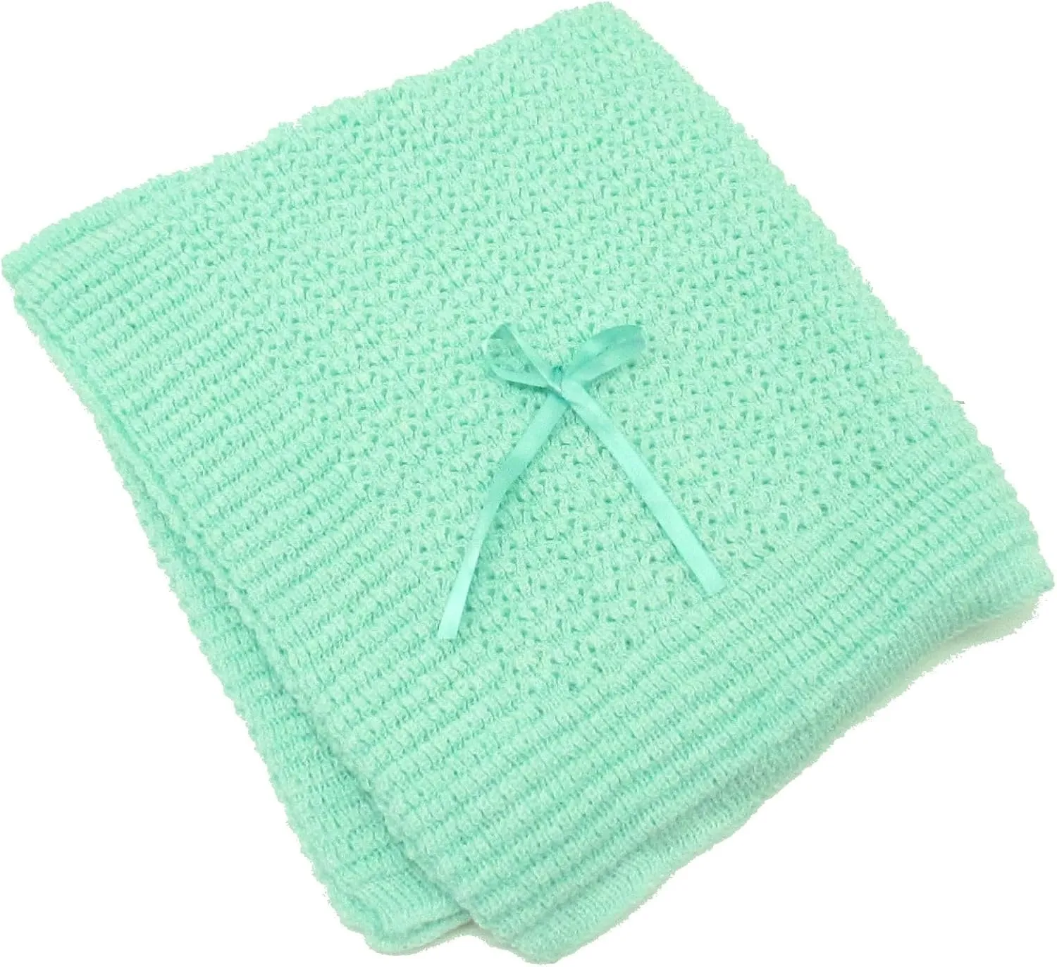Newborn Baby Crochet Blanket 5 Piece Set Hat, Booties, Sweater, Pants