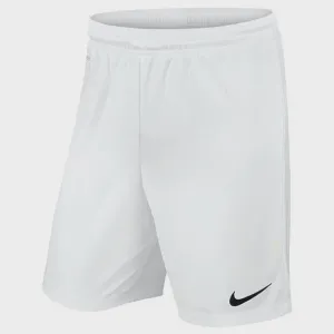 Nike Mens Park Shorts- White