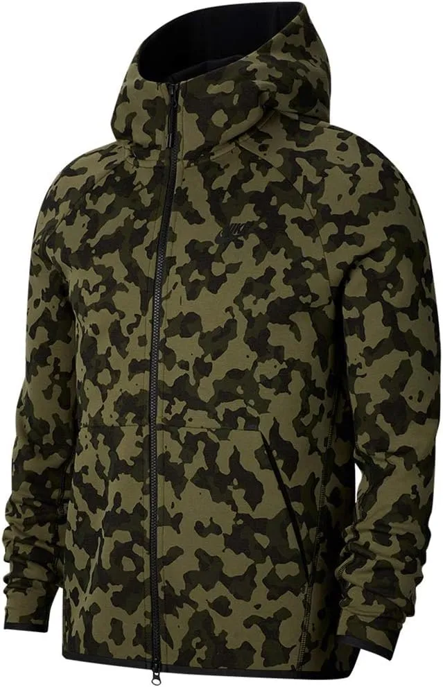 Nike Sportswear Tech Fleece Men's Full Zip Printed Hoodie