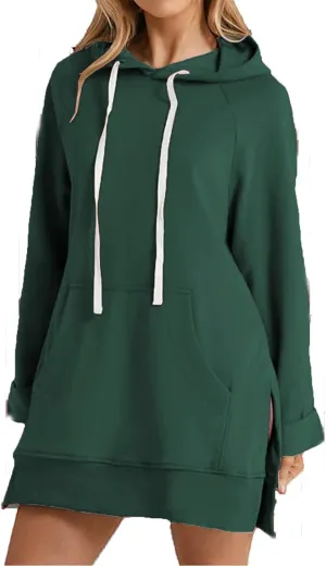 Oversized Hoodie Dress, Hoodie Dress for Women with Pockets, Hoodie Sweater Dress for Women