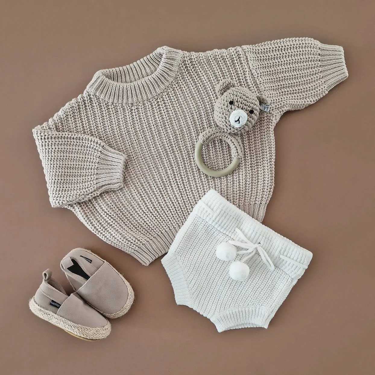Oversized Sweater - Cotton - Oatmeal