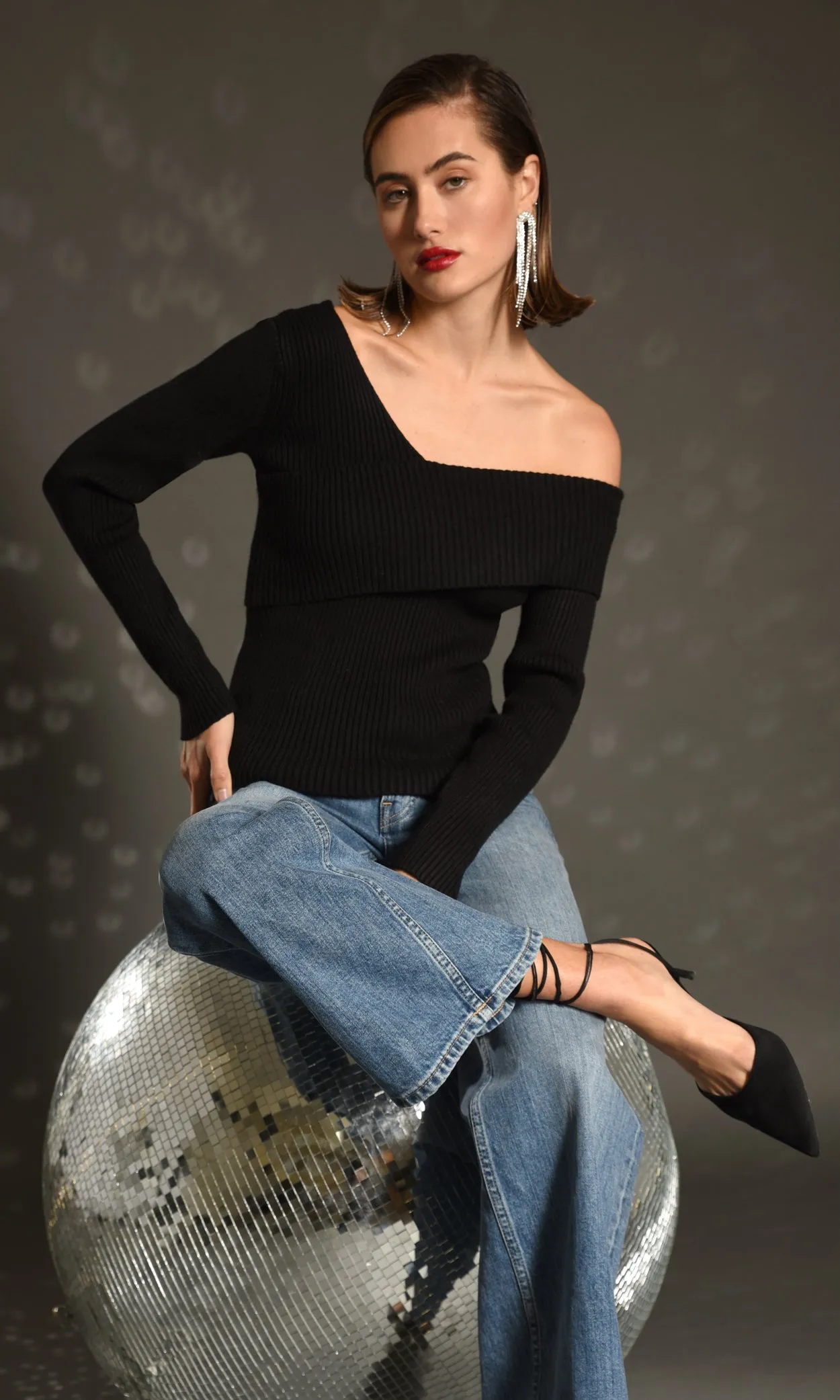 PENNY OFF SHOULDER COZY SWEATER