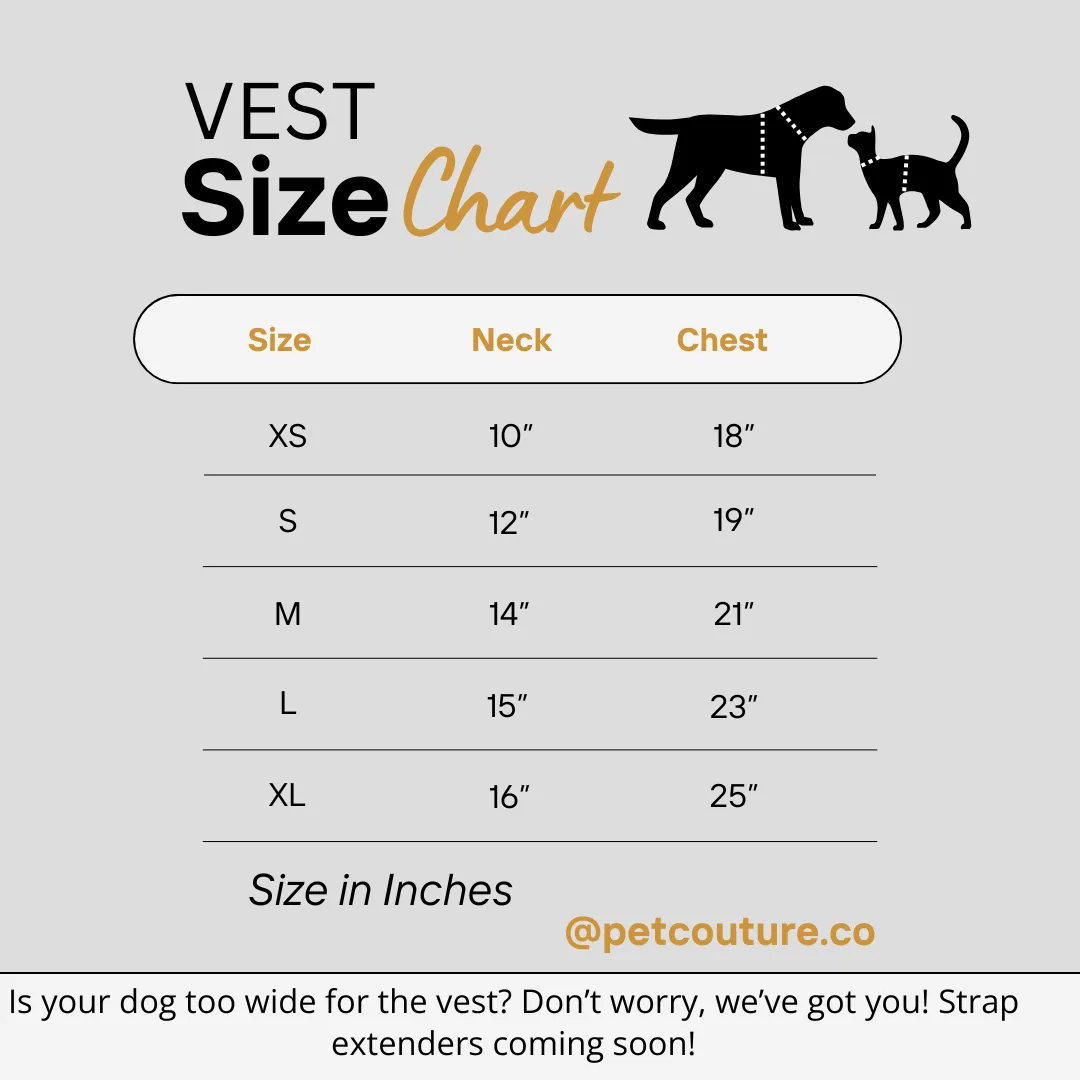 Pet Vest - Dark/Light Gray