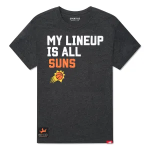 Phoenix Suns My Lineup Sportiqe Comfy T-Shirt