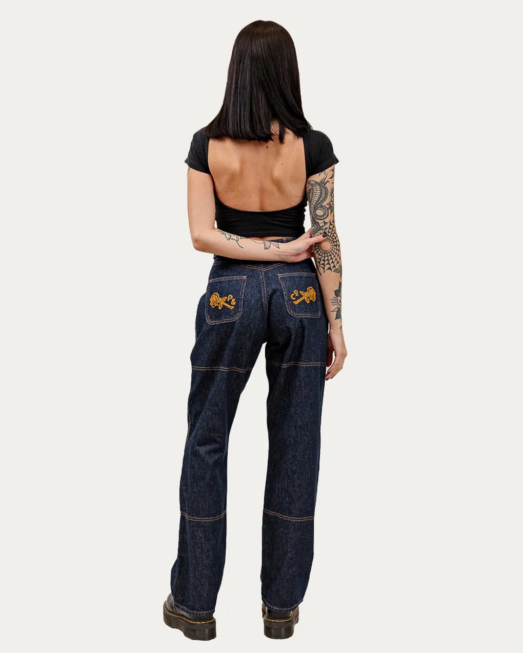 Rosa High Waisted Jean - Indigo Denim