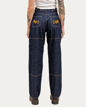 Rosa High Waisted Jean - Indigo Denim
