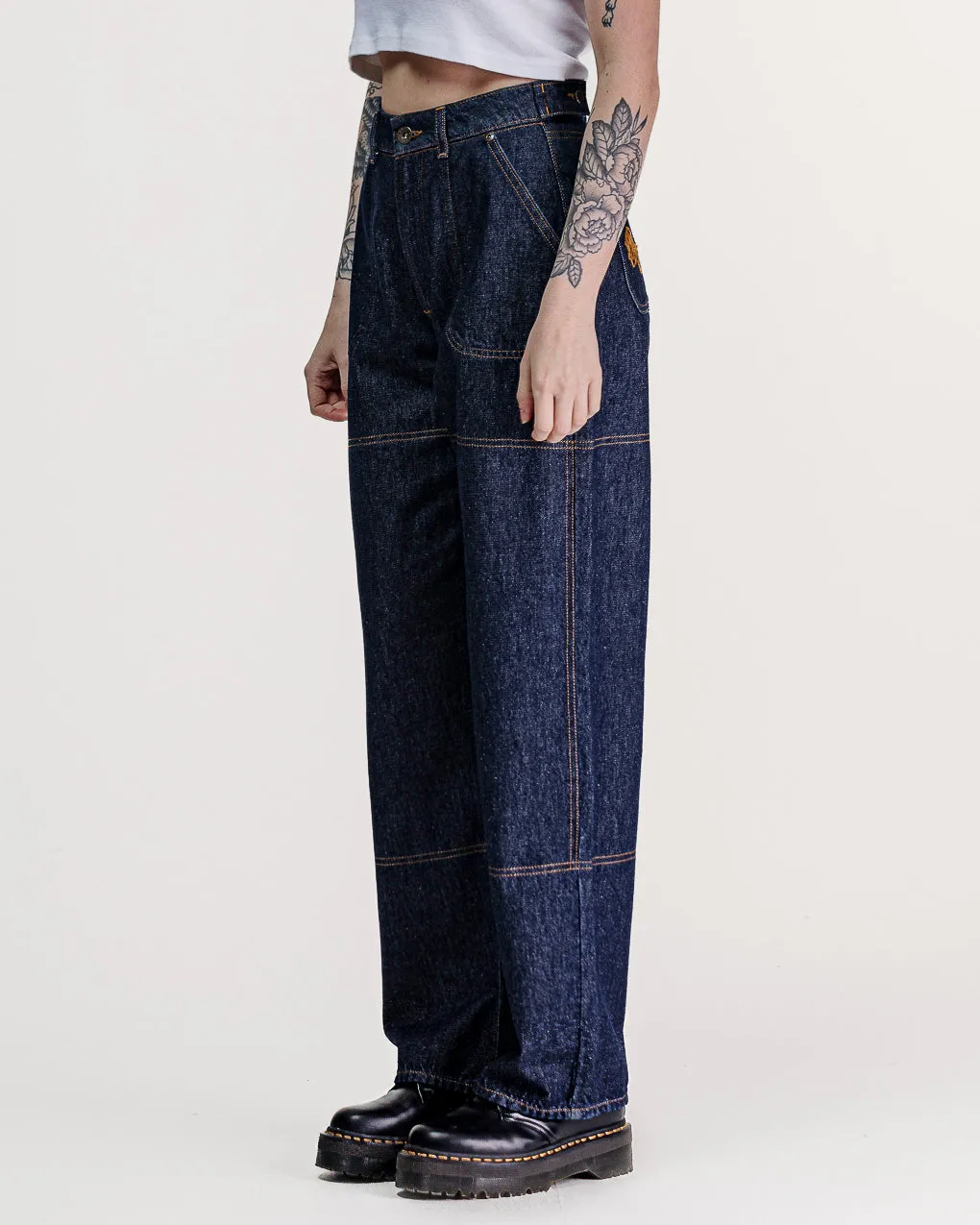 Rosa High Waisted Jean - Indigo Denim