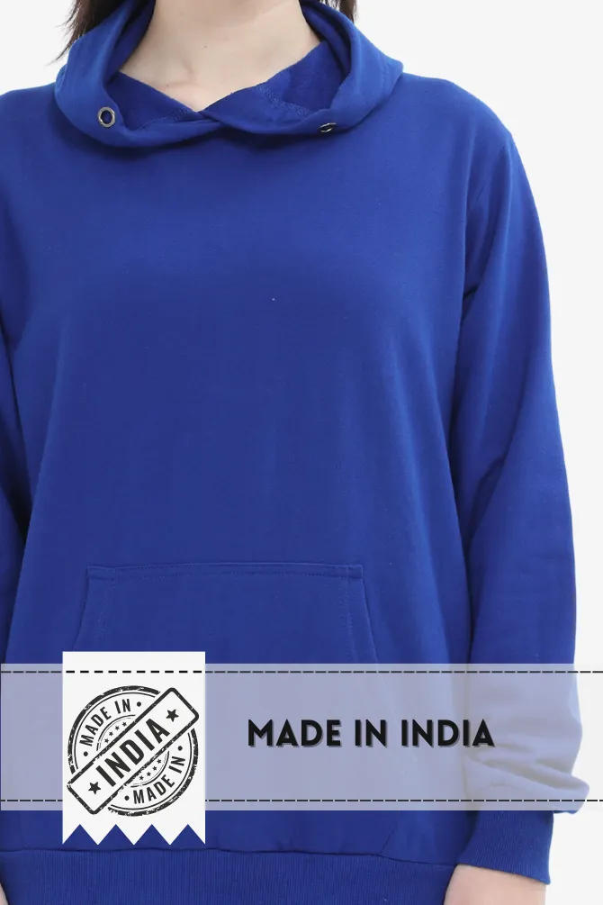Royal Blue Hoodie for women