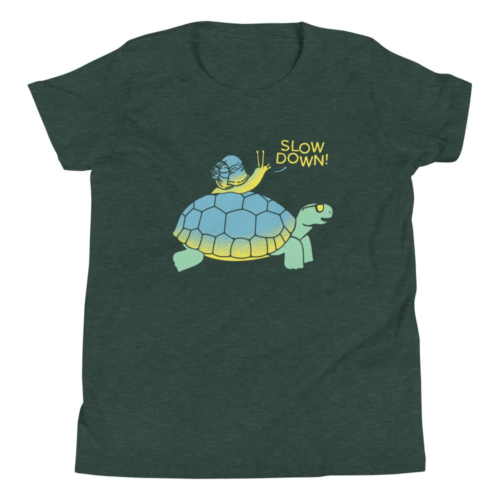 Slow Down! Kid's Youth Tee