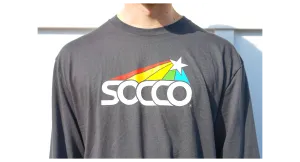 SOCCO Star Long Sleeve Tee - Charcoal